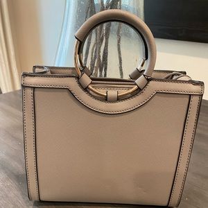 La Terre Fashion Handbag Vegan Leather light gray